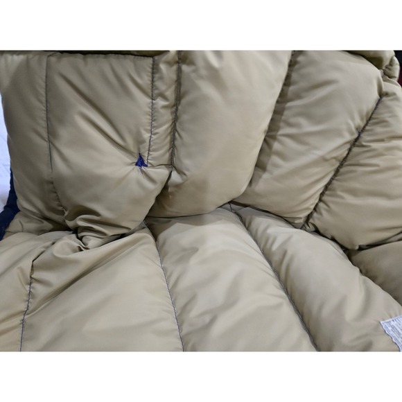 The North Face Vintage Brown Label Goose Down Nuptse Style Blue Puffer Vest 70's - Picture 11 of 16